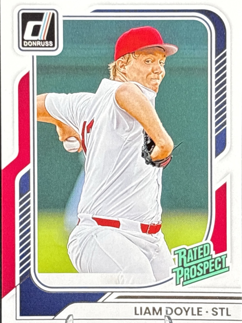 Panini Donruss  Liam Doyle Rated Prospect Card